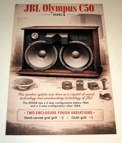 Jbl olympus c50 monitor - c50, (3