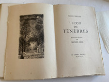 HEUYER . LECONS DES TENEBRES - POINTES SECHES DE MICHEL CIRY. 1945