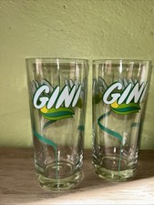 Lot 2 Verres Publicitaire Gini