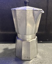 Cafetière italienne moka aluminium vintage 6 tasses – expresso traditionnel