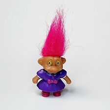 Ancienne Figurine Baby TROLL Fille Robe SOMA 1992 PVC ExÉ No Bully