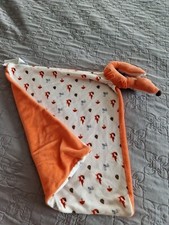 doudou renard plat orange VERT