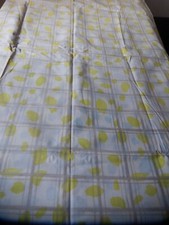 ANCIENNE NAPPE TABLE VINTAGE TOILE PIÈCE DE TISSUS COUTURE DÉCORATION COUSSIN 