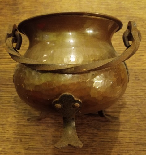 Ancien pot anse laiton - ancien,