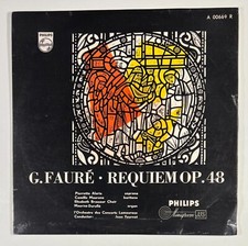 Gabriel Fauré : Requiem OP. 48 - Jean Fournet LP 25cm 10" 1954 PHILIPS A 00669 R