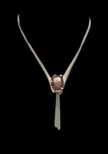 elegant CHRISTIAN LACROIX vintage silver collier COUTURE Signé ARGENT