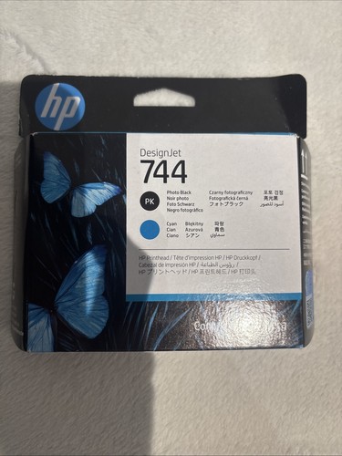 744 designjet photo black - hp, black/