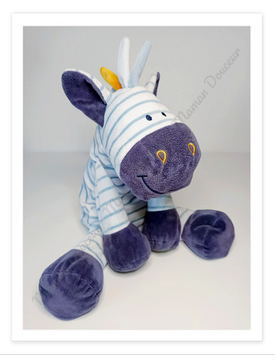 Peluche doudou zebrito zèbre - zebrito,