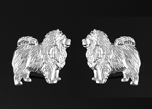 Boucles oreilles chien chow - boucles,