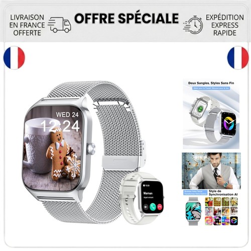 Montre connectée homme femme