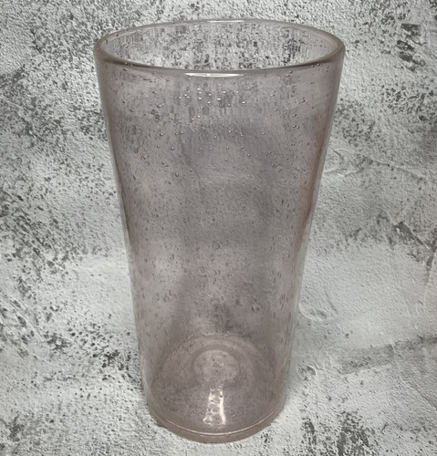 Grand vase verre bullé - vase, en