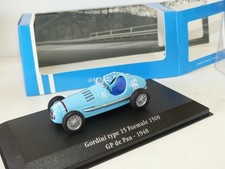 GORDINI TYPE 15 FORMULE 1500 GP DE PAU 1948 ATLAS 1:43