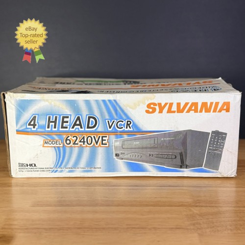 New sylvania 6240ve - new, vcr