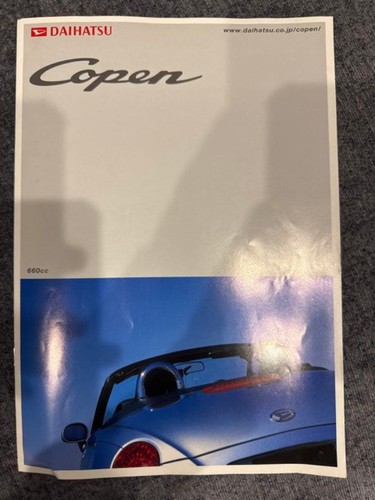 Catalogue daihatsu copen car - copen,