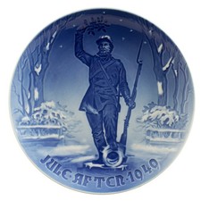 Royal Copenhagen Bing&Grondahl Assiette De Noël 1949 Originale Porcelaine Prima