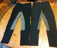 2 pantalons d'équitation Fouganza 12 ans