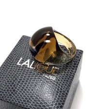 Bague cabochon cristal Lalique bijoux accessoires mode élégant rare E75