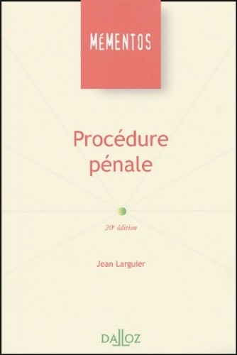 Procédure pénale jean - procédure,