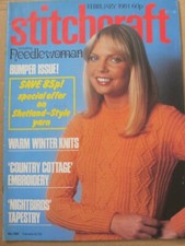 Magazine vintage années 80 couture et aiguilleuse N°566