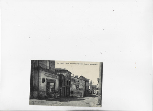 Cpa sauxillanges rue du - 63,