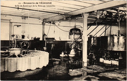 Cpa brasserie vézelise - de,