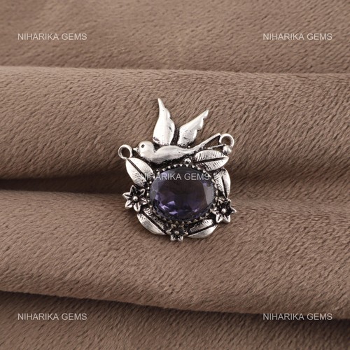 925 argent sterling iolite - 925,