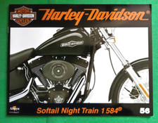 FASICULE HARLEY DAVIDSON ALTAYA N° 56 :" softail night train 1584 "  tbe