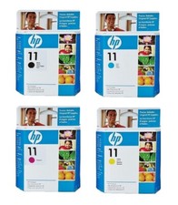 4 X Tête D'Impression HP Business Inkjet 2300 2800 2800dtn / Numéro 11 Têtes BK