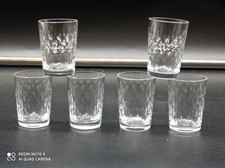 6 Petits verres gobelets