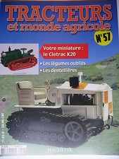 FASCICULE   57 TRACTEURS ET MONDE AGRICOLE  CLETRAC K20