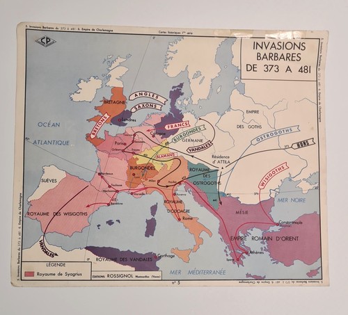Carte scolaire rossignol rare