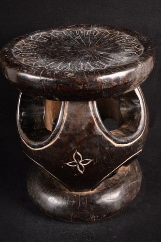 Tabouret bamoun ancien - tabouret,