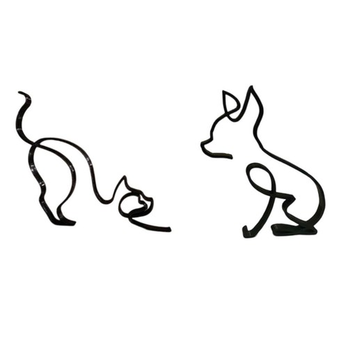 Pièces abstraite chat - 2,