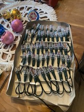 Ancienne Guirlande Eélectrique Sapin Noel , Neuve , 50 Lampes Clignotantes