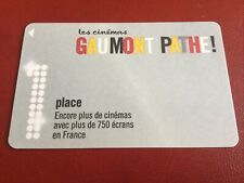 TELECARTE CARTE CINEMA