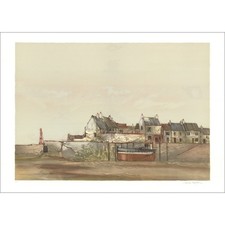 TAYLOR Julian - Lithographie originale "Marée Basse Près De Cherbourg" 54x76cm