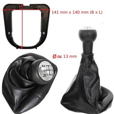 POMMEAU DE LEVIER DE VITESSE + SOUFFLET POUR PEUGEOT 207 307 308 406 407 607 807