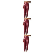 1/2/3 Leggings en cuir pour femmes Pantalons de yoga Slim Skinny Sexy Tights