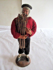 ANCIEN SANTON RAMASSEUR DE BOISsigné MARINACCI