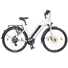 Vélo électrique reconditionné NCM Milano, Taille 26'', Blanc, (48V 13Ah 614Wh)