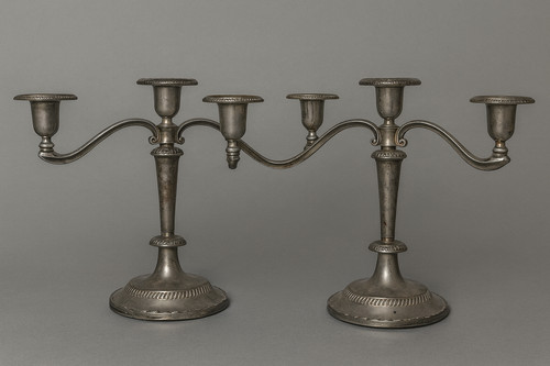 Paire chandeliers trois - paire, de