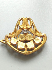 Broche pendentif massif 18 - or,