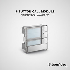 Bitron Video AV4187/54 4-Button Call Module