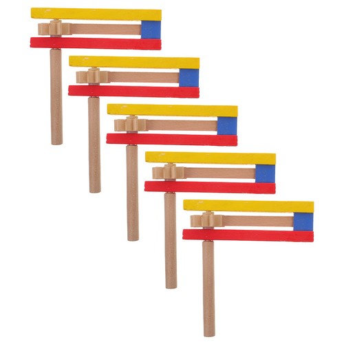 Pcs crecelle bois jouet - bois,