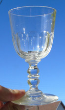 Verre à eau en verre taillé