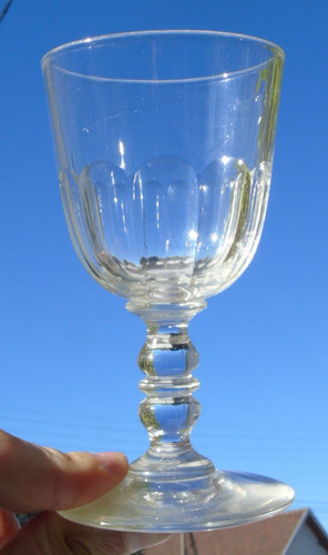 Verre eau - verre, taillé