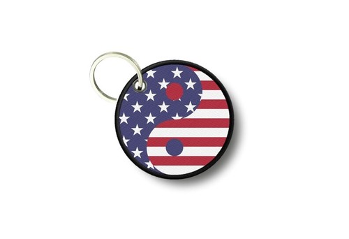 Porte cles clé clefs rond