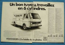 Publicité Papier - Volkswagen Utilitaire L.T. De 1983