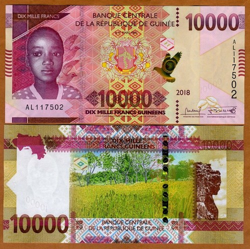 Guinea 10000 francs - 10000, (10,000)