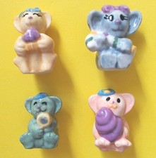 * FEVES - LES AMIS GOURMANDS - série complète ..ref. A68  MON OURS ET SES AMIS